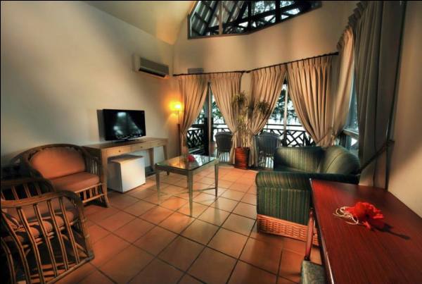 Paya Beach Resort Deluxe Chalet Living Room