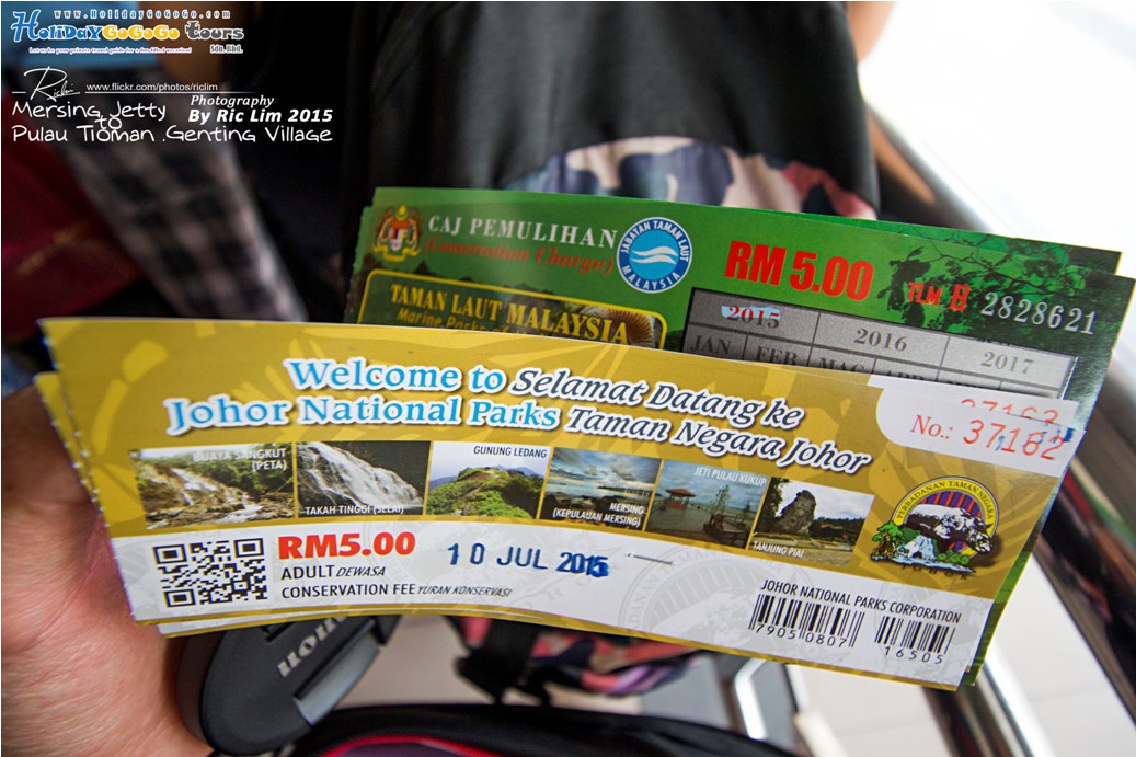 Tioman Marine Park Ticket