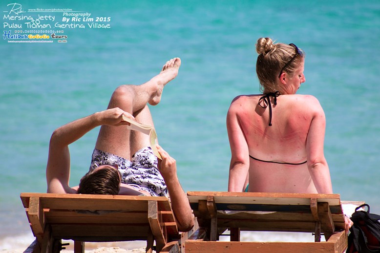 Sun Bath at Genting Beach