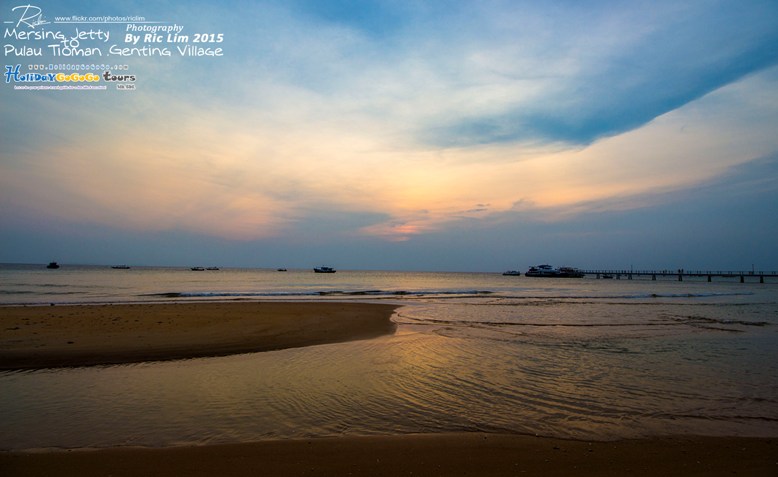 Sunset at Genting Beach